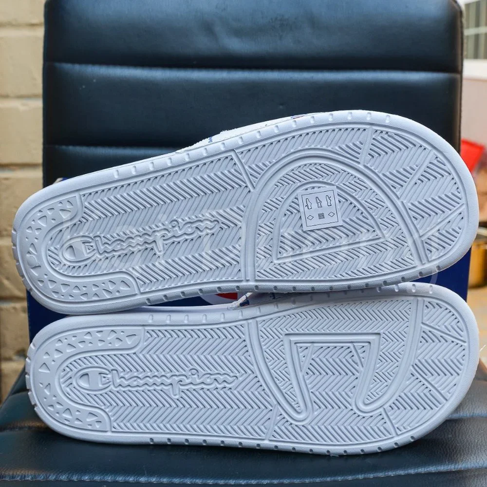 MEN size 13‎ - Champion Unisex Slide WHITE